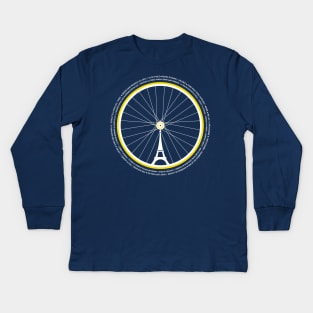 Tour de France STAGES Kids Long Sleeve T-Shirt